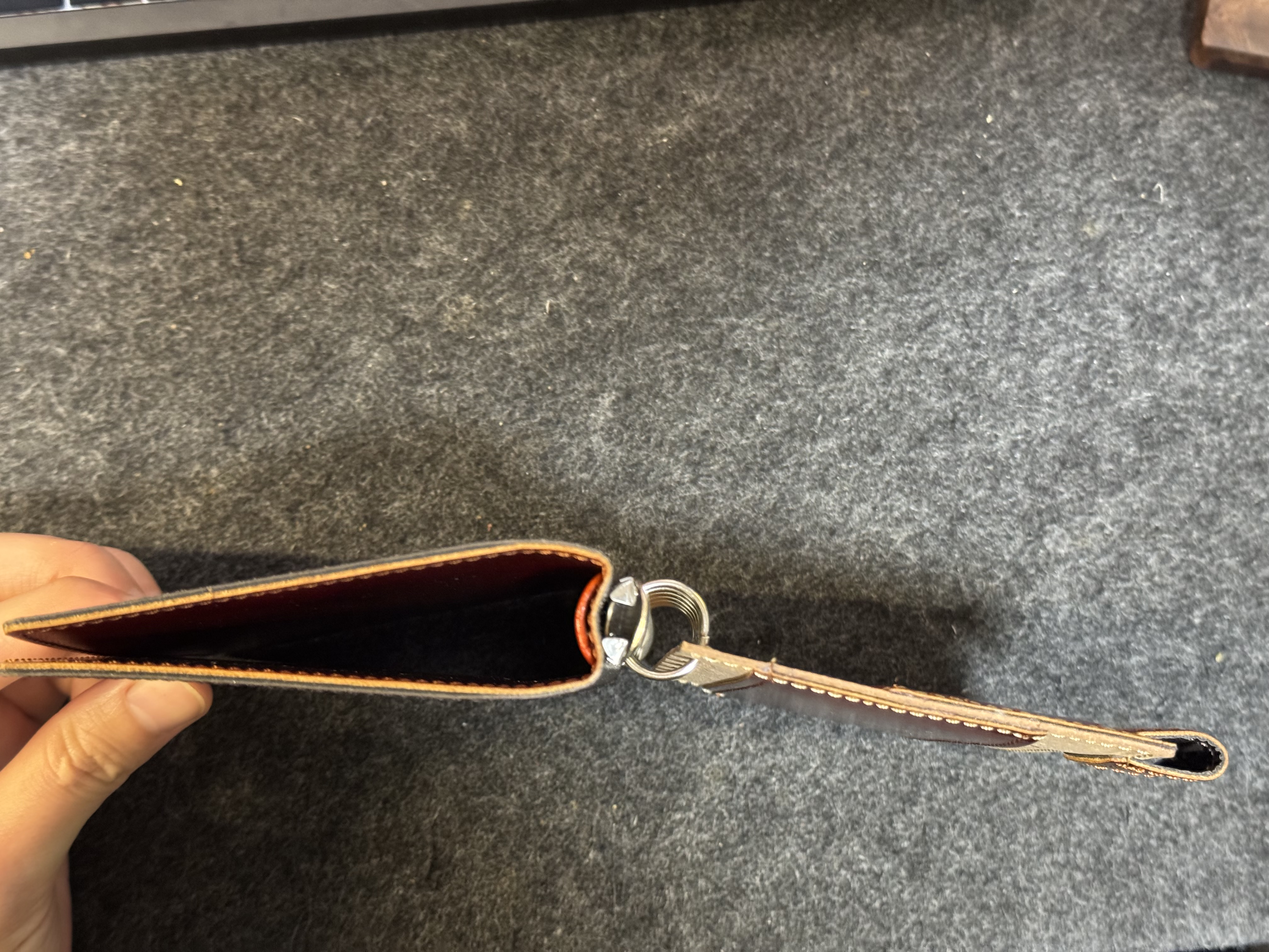 YOSHINA システム手帳 ミニ6 キャメル